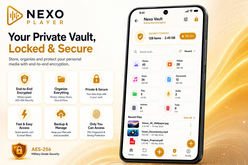 Nexo Player: AI Audio & Vault – screenshot 9