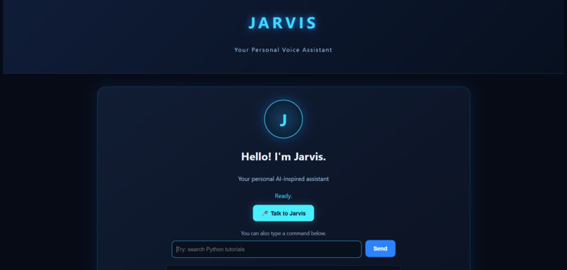 JARVIS AI - Your Intelligent Voice Assistant – screenshot 1