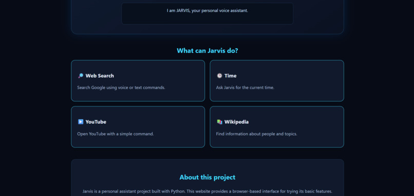 JARVIS AI - Your Intelligent Voice Assistant – screenshot 2