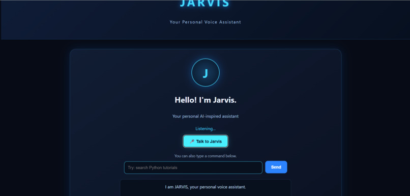 JARVIS AI - Your Intelligent Voice Assistant – screenshot 3