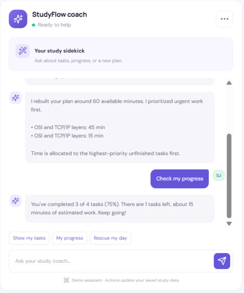 StudyFlow AI – screenshot 1