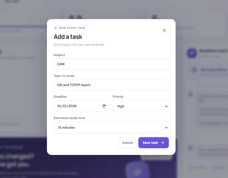 StudyFlow AI – screenshot 2