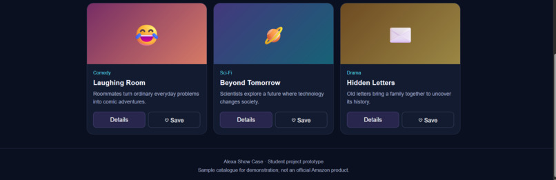 Alexa show case  – screenshot 3