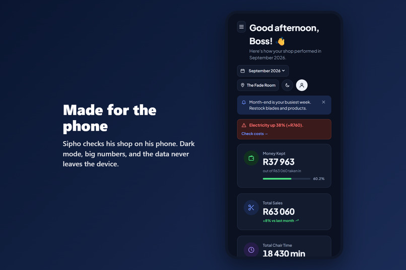 ProfitPilot Barber – screenshot 8