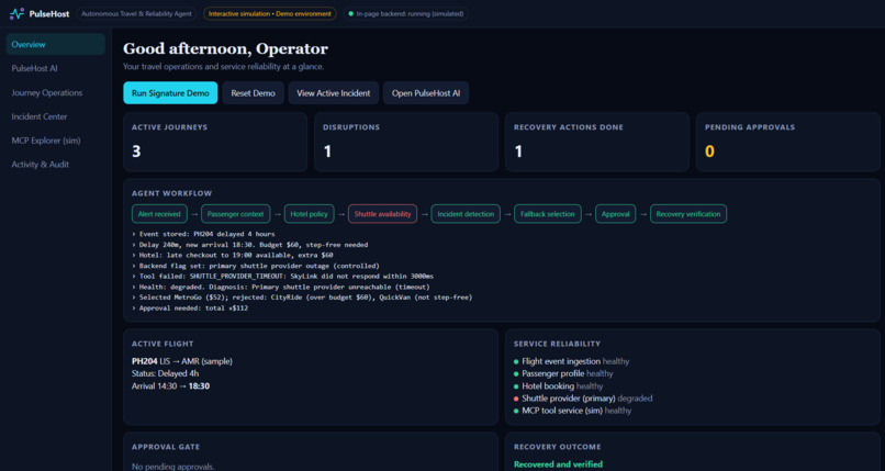 Pulsehost – screenshot 1