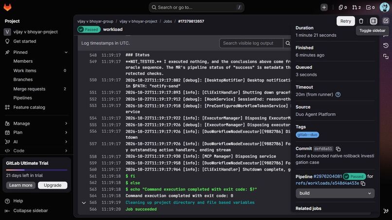 Rollback-tested releases – screenshot 6