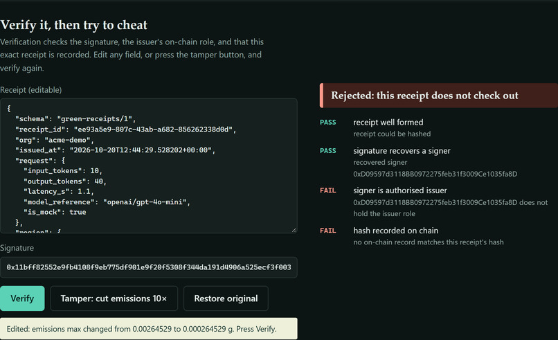 Green Receipts – screenshot 2