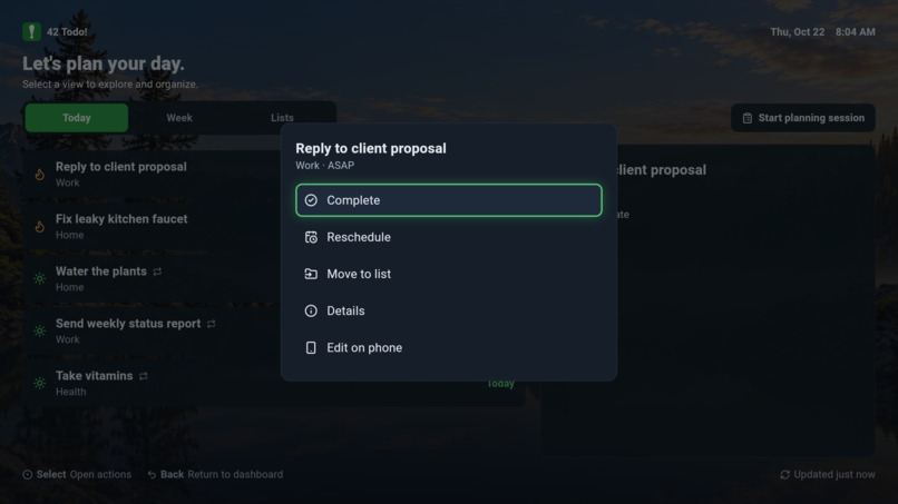 42 ToDo for Fire TV – screenshot 2