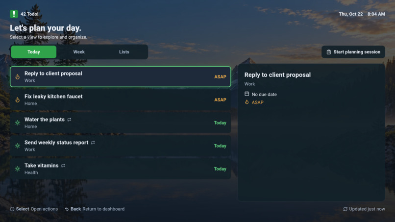 42 ToDo for Fire TV – screenshot 5