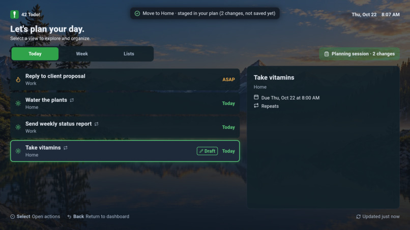42 ToDo for Fire TV – screenshot 6