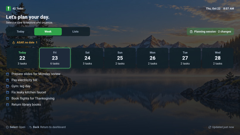 42 ToDo for Fire TV – screenshot 11