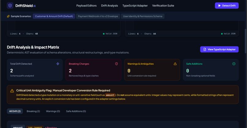 DriftShield AI – screenshot 2