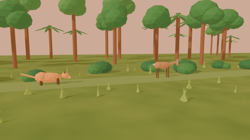 Jungle chase – screenshot 1