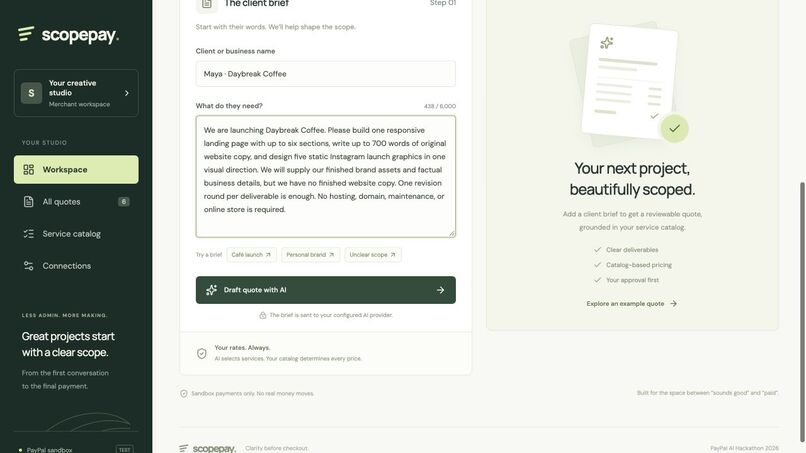 ScopePay – screenshot 2