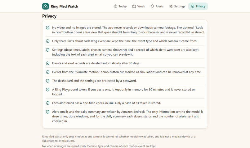 Ring Med Watch – screenshot 5