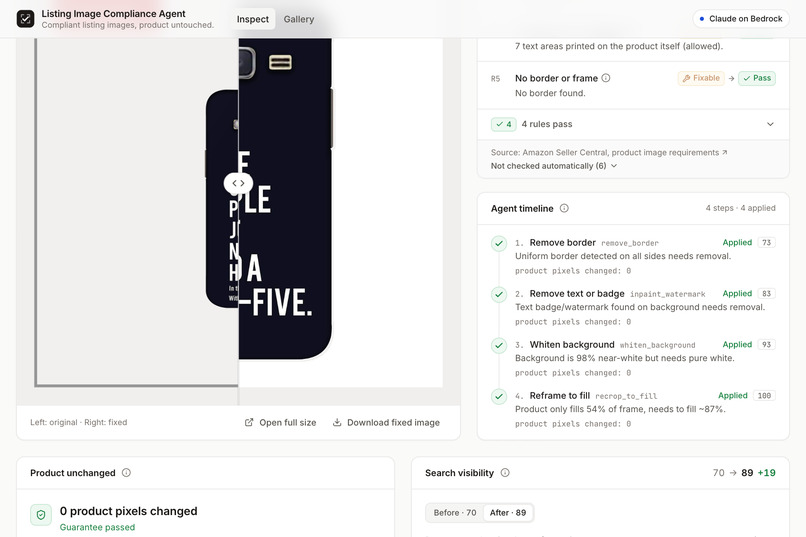 Listing Image Compliance Agent – screenshot 4