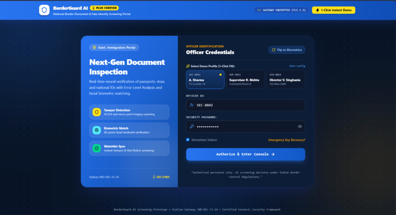 AI-Based Fake Identity & Document Screening System – screenshot 4