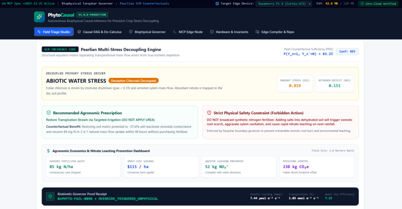 PhytoCausal: Autonomous Biophysical Causal AI – screenshot 8