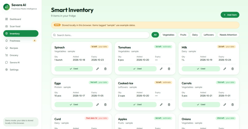 Savora AI – screenshot 4