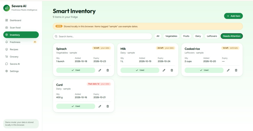 Savora AI – screenshot 6