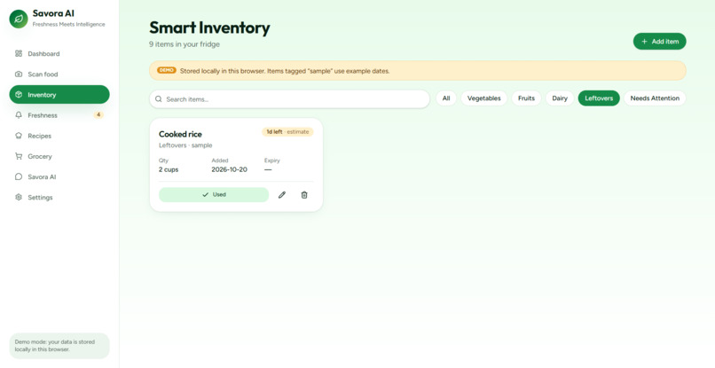 Savora AI – screenshot 8