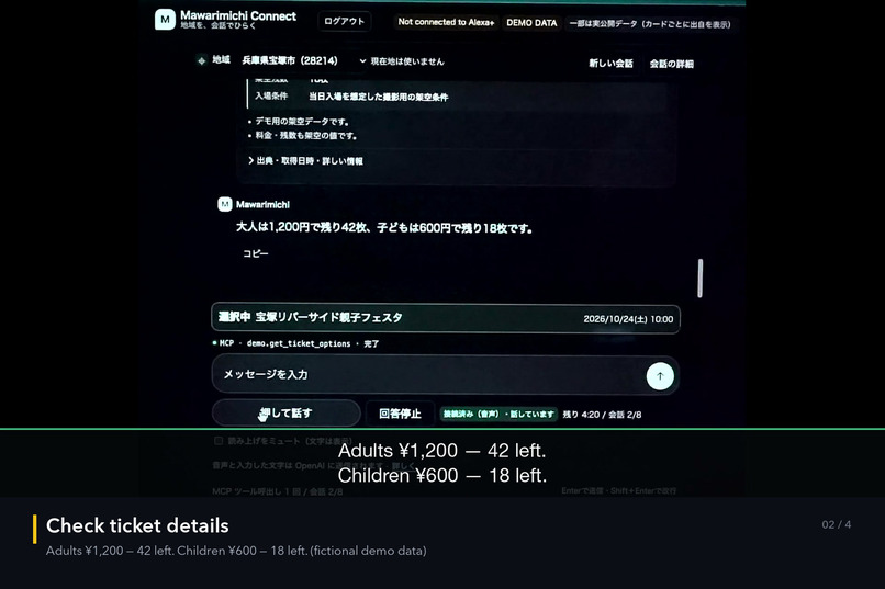 Mawarimichi Connect for Alexa+ – screenshot 3