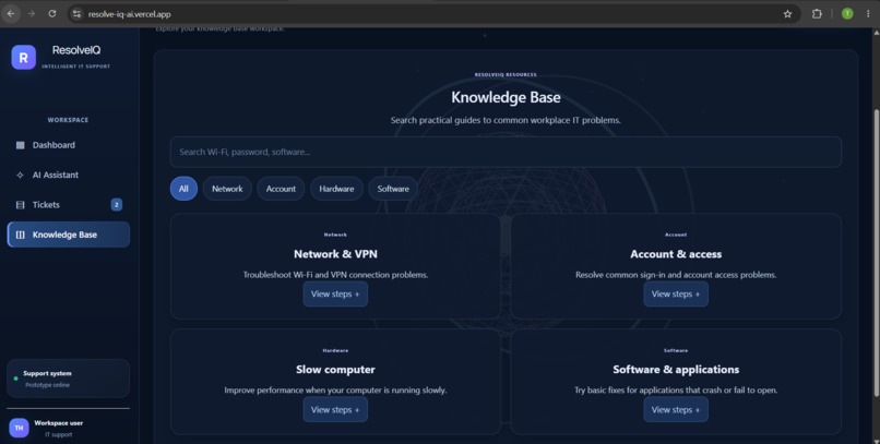 ResolveIQ – screenshot 4