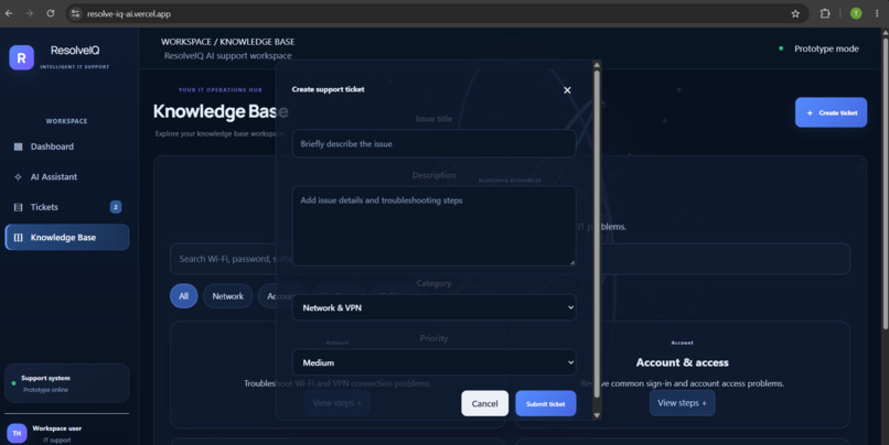 ResolveIQ – screenshot 5