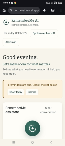 RememberMe-Ai – screenshot 1
