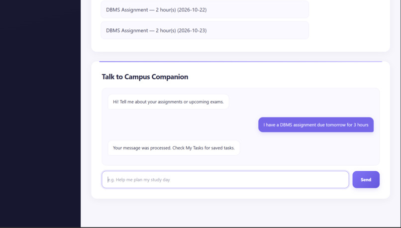 Campus Companion – screenshot 3