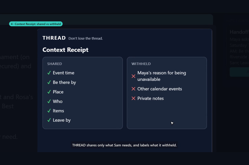 THREAD: Don't lose the thread – screenshot 4
