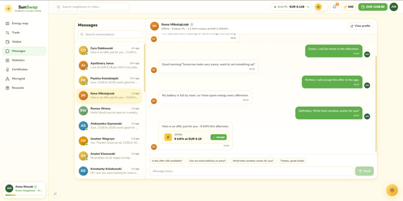 SunSwap – screenshot 5