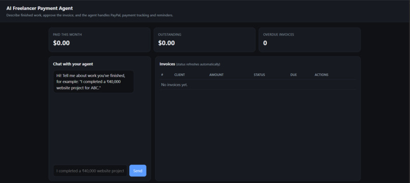 Freelancer Payment Agent – screenshot 1
