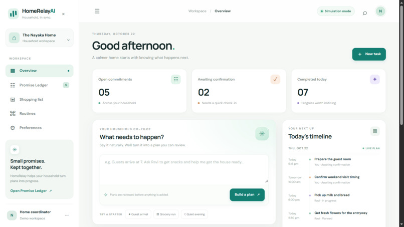 HomeRelay AI – screenshot 1