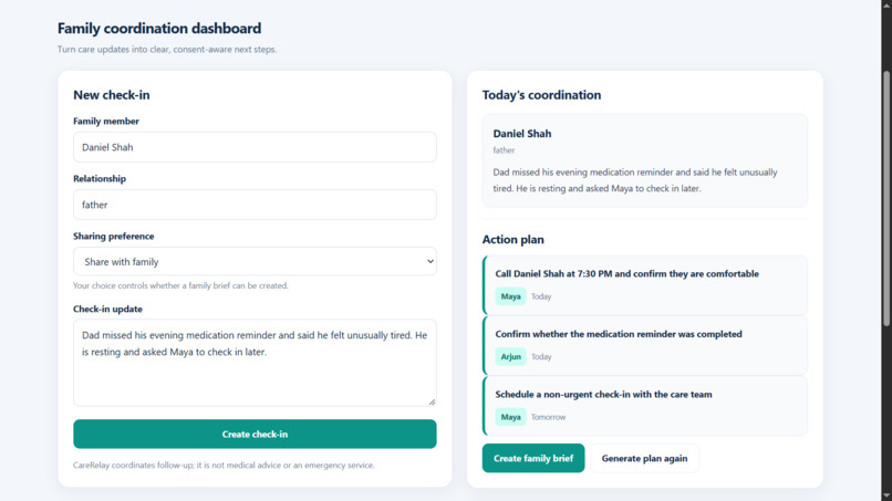 CareRelay – screenshot 4