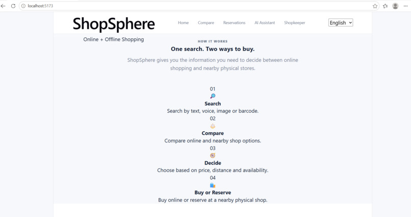 ShopSphere – screenshot 2