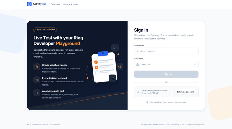 ActivityOps – screenshot 3