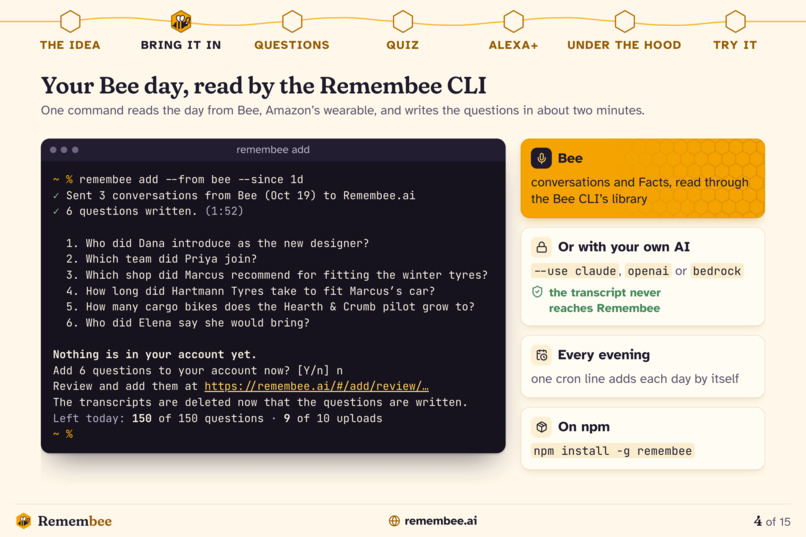 Remembee. Remember what you heard today – screenshot 4