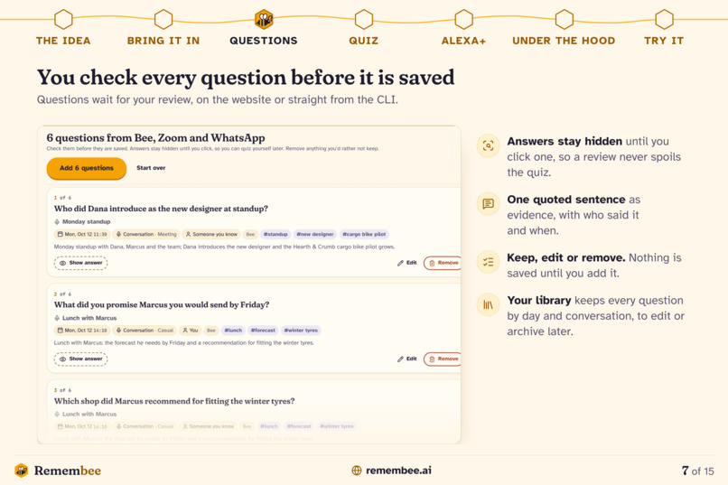 Remembee. Remember what you heard today – screenshot 7