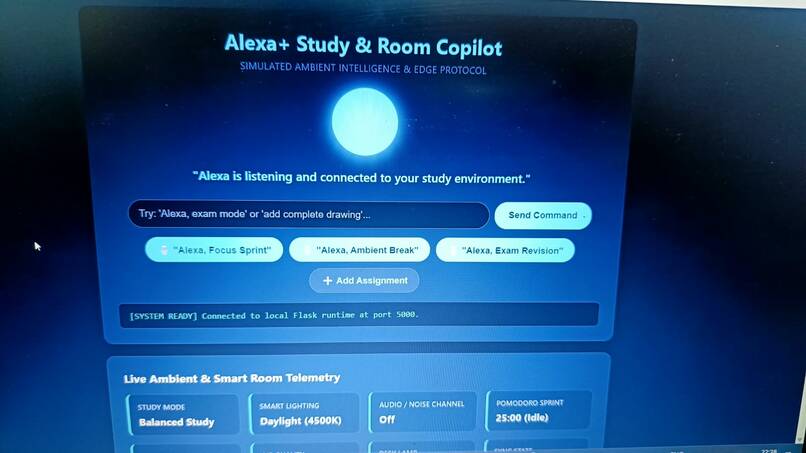Alexa+ Smart Study & Room Copilot – screenshot 1