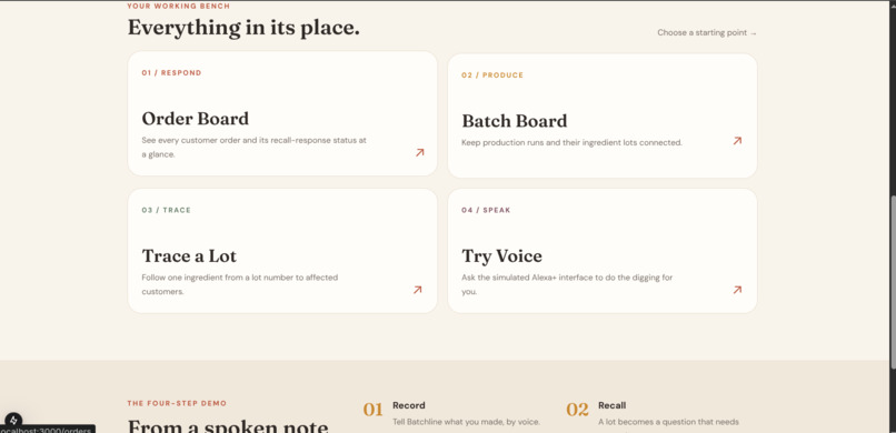 Batchline – screenshot 1