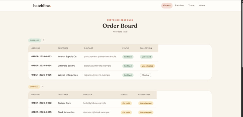 Batchline – screenshot 3