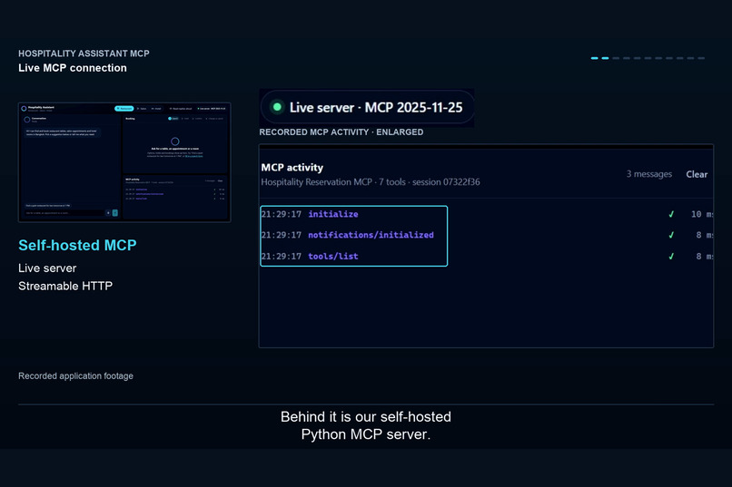 Hospitality Assistant MCP – screenshot 1