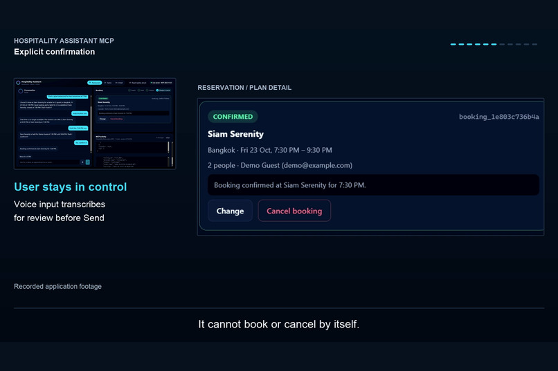 Hospitality Assistant MCP – screenshot 2