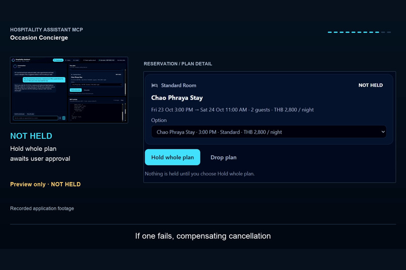 Hospitality Assistant MCP – screenshot 3