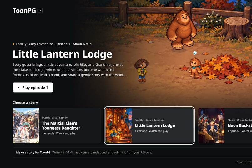 ToonPG for Fire TV – screenshot 2