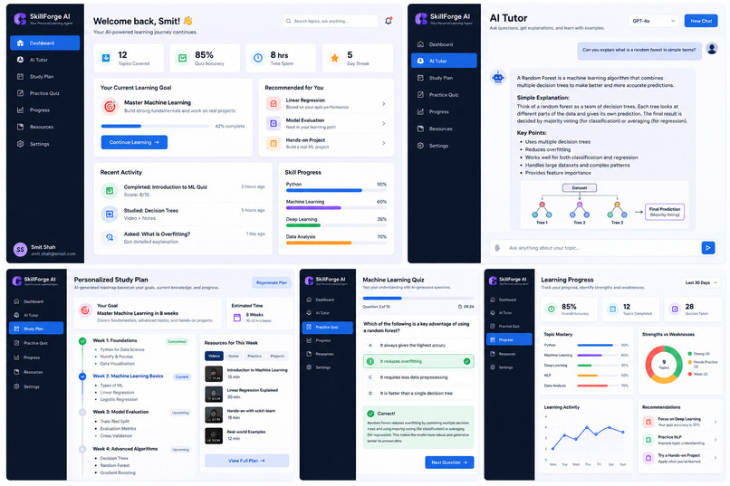 SkillForge AI — The Adaptive Learning Agent – screenshot 1