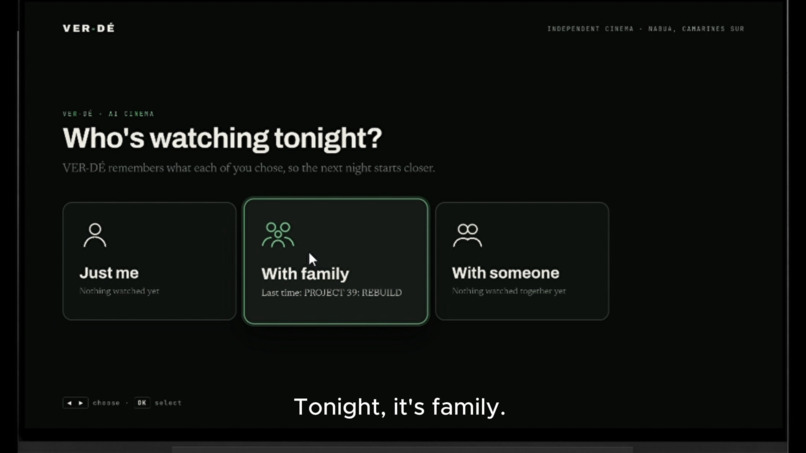 VER-DÉ — AI Cinema for Fire TV – screenshot 1