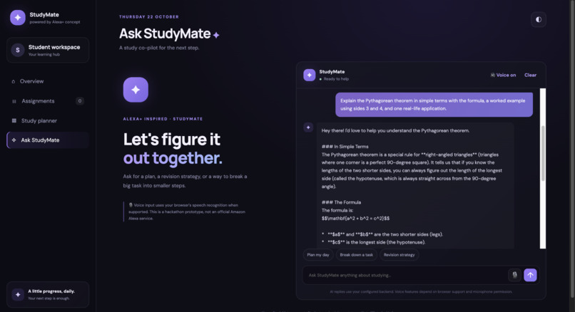 Alexa StudyMate – screenshot 2