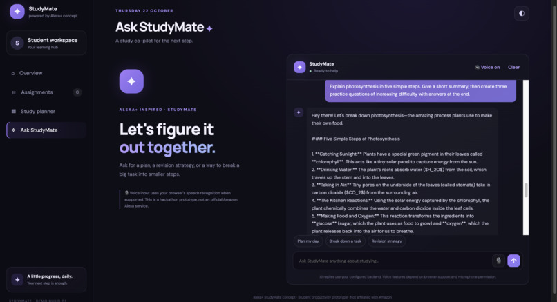 Alexa StudyMate – screenshot 3